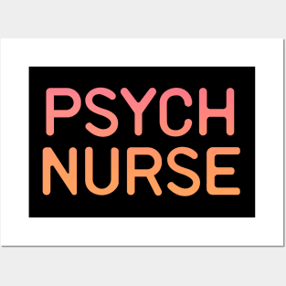 Psych Nurse Funny Psychiatric Nurse Gift Idea Posters and Art